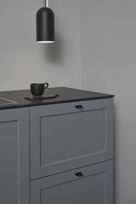Möbelknopf D-Lite 32 Metall Mattschwarz