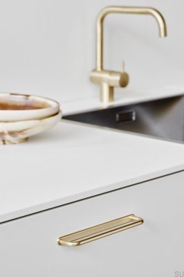 D-Lite 160 Metall Gold Länglicher Möbelgriff