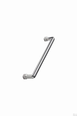 Equester 160 Länglicher Möbelgriff aus vernickeltem Metall
