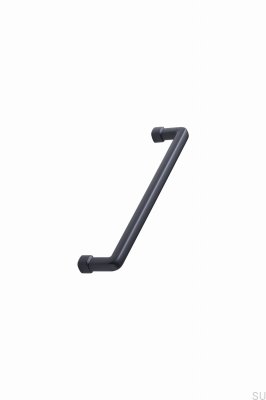 Equester 160 länglicher Möbelgriff, Metall, mattschwarz