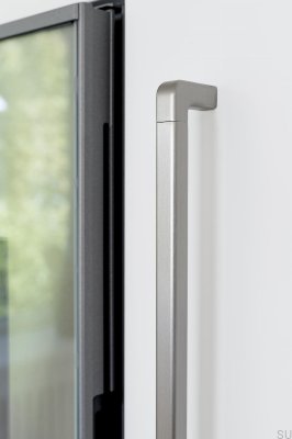 Mango 544 Aluminium Silber Länglicher Möbelgriff