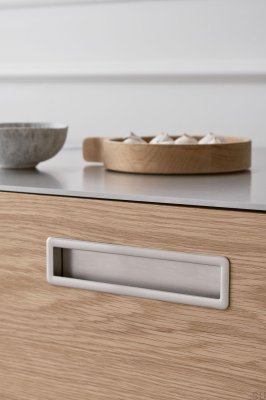 Wannengriff gerade 190.3 Möbelgriff Metall silber
