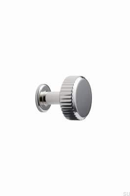 Möbelknopf Villa Rund 30 Metall Silber vernickelt