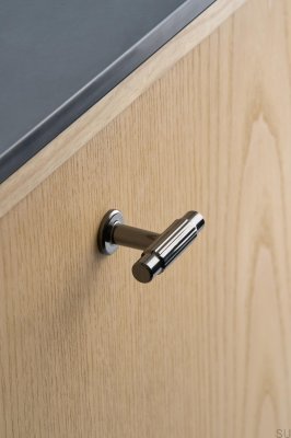 T-Bar Villa T 50 Möbelknopf Metall schwarz vernickelt