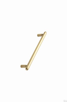Tocco 160 Länglicher Möbelgriff aus gebürstetem Metall in Gold