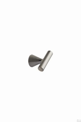 T-Bar Delta 23.5 Möbelknopf aus Metall, silberfarben
