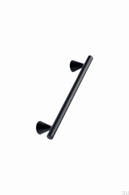 Länglicher Möbelgriff Delta 160 Metall Schwarz Matt