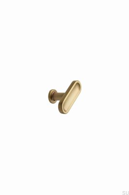 T-Bar Chateau T 52 Möbelknopf aus gebürstetem Metall in Gold