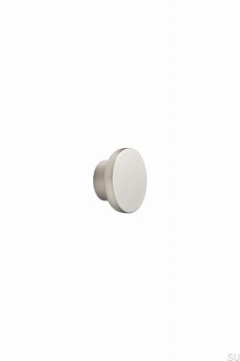 Möbelknopf Circle 50 aus Metall in Silber