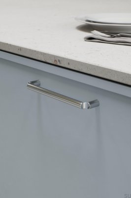 Möbelgriff Break 160 Metall Silber Chrom Länglich