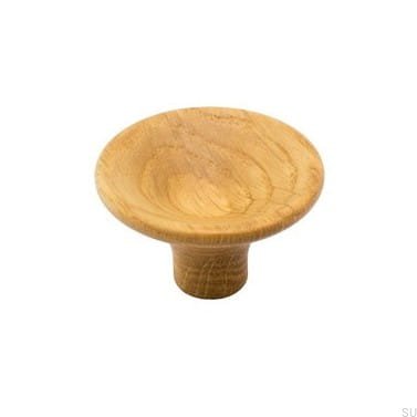 Möbelknopf Trompete 38 Holz, Eiche