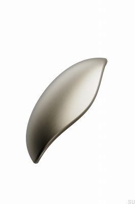 Luna 96 Länglicher Möbelgriff aus gebürstetem Gold aus Metall