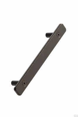 Werkzeug 128 länglicher Möbelgriff, Metall, antike Bronze