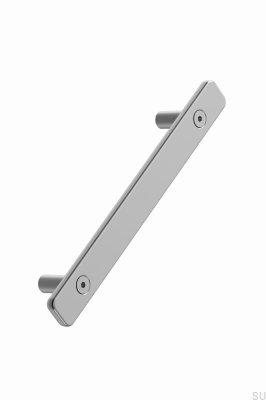 Tool 128 Möbelgriff, länglich, Metall, Silber