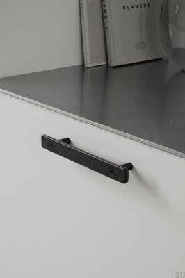 Tool 128 länglicher Möbelgriff, Metall, mattschwarz