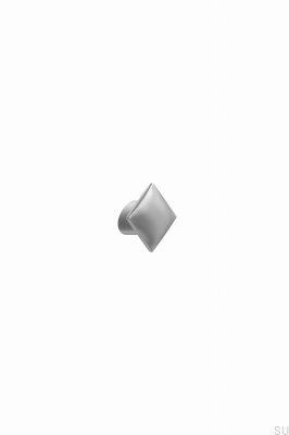 Möbelknopf Flow 16 aus Metall, silberfarben