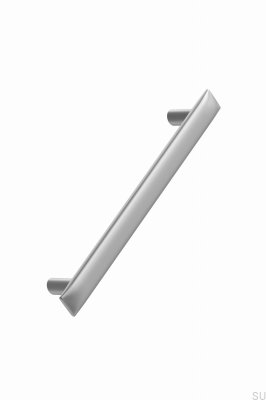 Flow 160 Metall Silber Länglicher Möbelgriff