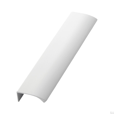 Edge Straight 200 Möbel Edge Möbelgriff Aluminium Weiß