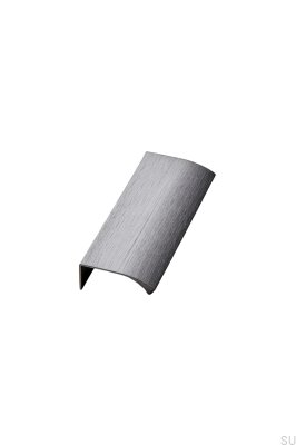 Möbelgriff Edge Straight 100 Aluminium Anthrazit gebürstet
