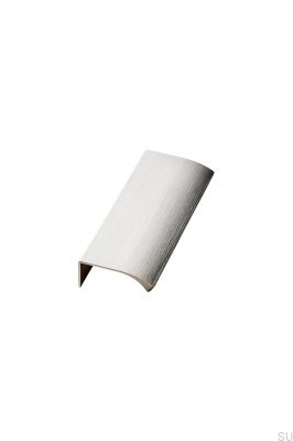 Möbelgriff Edge Straight 100 Aluminium Silber