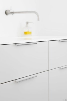 Möbelgriff Edge Straight 200 aus eloxiertem Aluminium