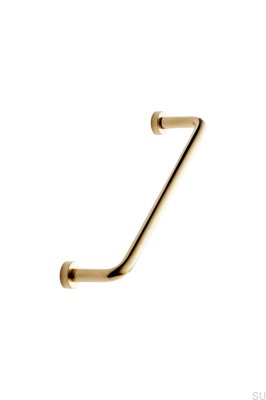 Lounge 160 langer Möbelgriff Messing Gold Poliert Unlackiert
