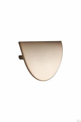 Horizon Large 64 Länglicher Möbelgriff aus gebürstetem Gold aus Metall