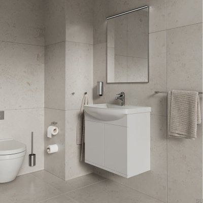 Stay-Toilettenbürste. Gebürsteter Edelstahl