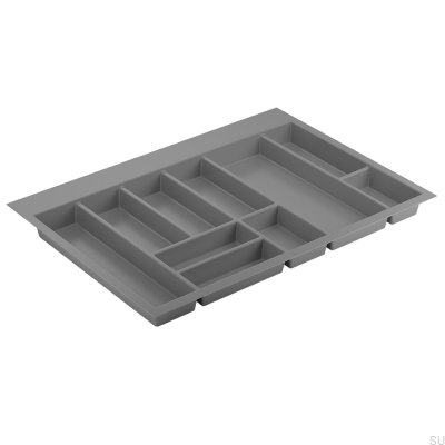 Besteckeinsatz Basic 800 Dunkelgrau 725x523mm