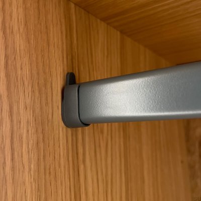 Garderobenstange 558 Aluminium Dunkelgrau
