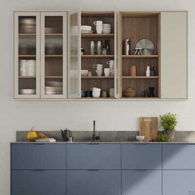 Edge Möbelgriff Side 40 Aluminium Storm Blue