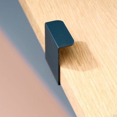 Hide 40 Metallkanten-Möbelgriff Deep Blue