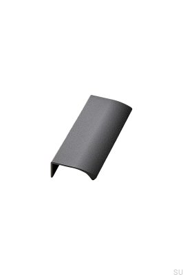 Edge Straight 100 Aluminium Anthrazit Möbelgriff