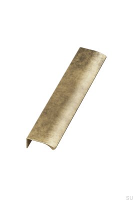 Möbelgriff Edge Straight 350 Aluminium Antik Gold