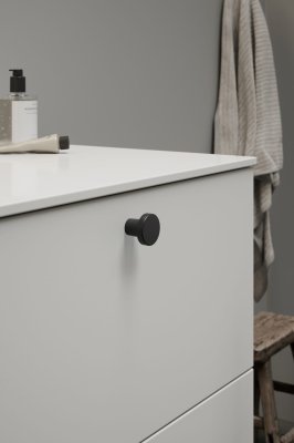 Dot 30 Mattschwarzer Möbelknopf
