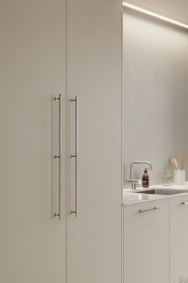 Villa Long 640 Nickel-Möbellängsgriff