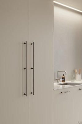 Villa Long 640 länglicher Möbelgriff aus Antikbronze