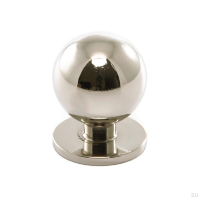 Möbelknopf 1349 25 Poliertes Nickel 
