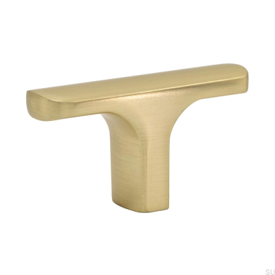 T-Bar Ethel Brushed Gold Möbelknopf