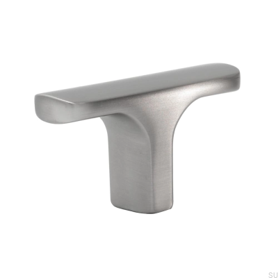 T-Bar Ethel Möbelknopf in gebürstetem Silber