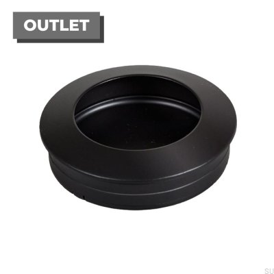 Möbeleinbaugriff Tap 60 Schwarzes Metall