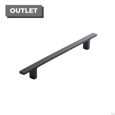 Langer Möbelgriff Transit 160 Metall Schwarz Matt