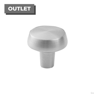 Möbelknopf Autumn 28 Silber Metall (Inox-Optik)