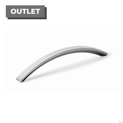 Möbelgriff in Längsrichtung Arch 192 Chrom poliert