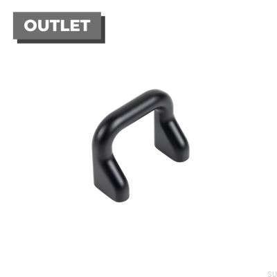 Langer Möbelgriff Soft 32 Schwarz Mat