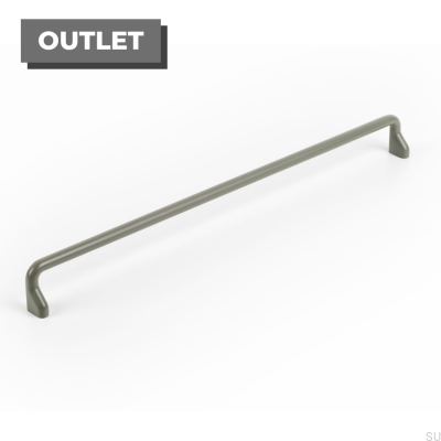 Möbellängsgriff Soft 320 Graumatt