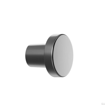 Dot 30 Metal Gun-Metal-Möbelknopf