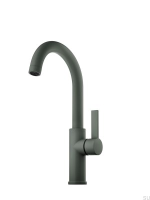 ARM078 Waschtischarmatur Aschgrünes Messing