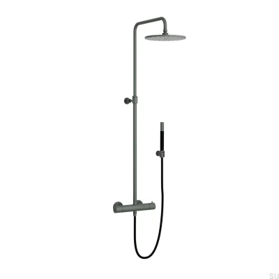 TVM7200-150 Duschset aus aschgrünem Messing