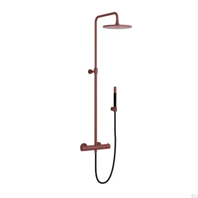 TVM7200-150 Duschset aus rotbraunem Messing